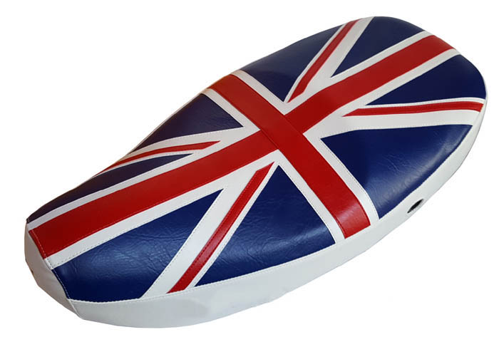 Vespa LX Union Jack British Flag Scooter Seat Cover